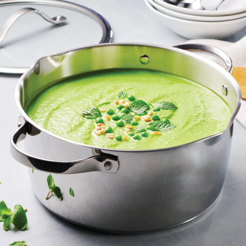 Tempo 5 Quart Tri-Ply Base Stainless Steel Covered Dutch Oven