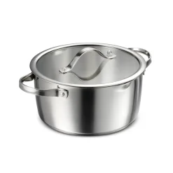Tempo 5 Quart Tri-Ply Base Stainless Steel Covered Dutch Oven