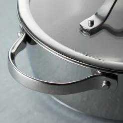 Tempo Tri-Ply Base Stainless Steel Covered Saucepan