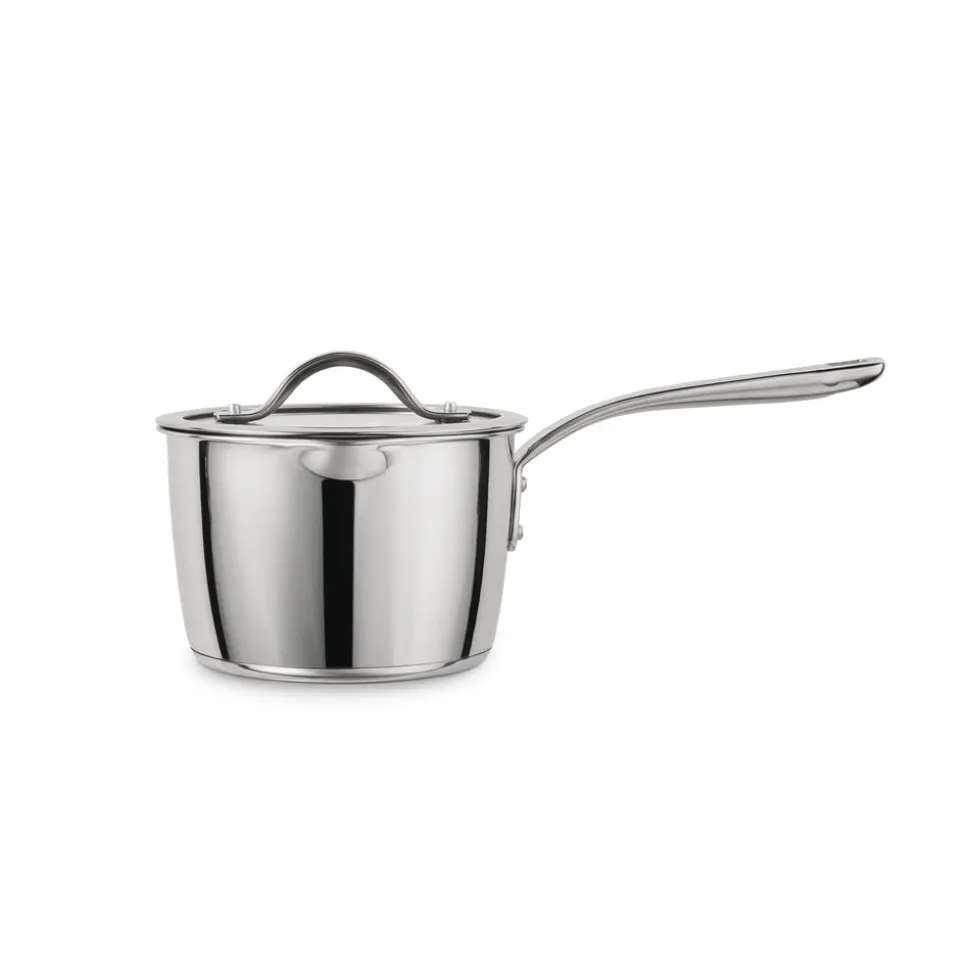 Tempo Tri-Ply Base Stainless Steel Covered Saucepan