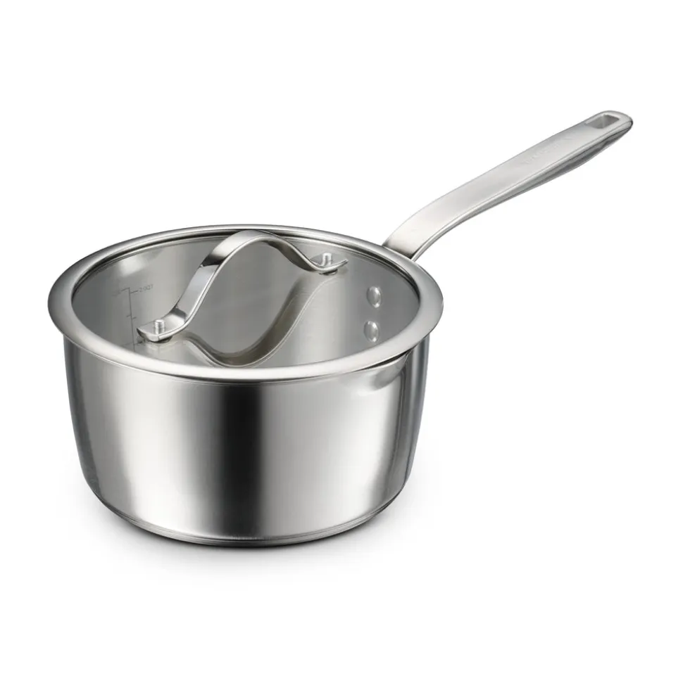 Tempo Tri-Ply Base Stainless Steel Covered Saucepan
