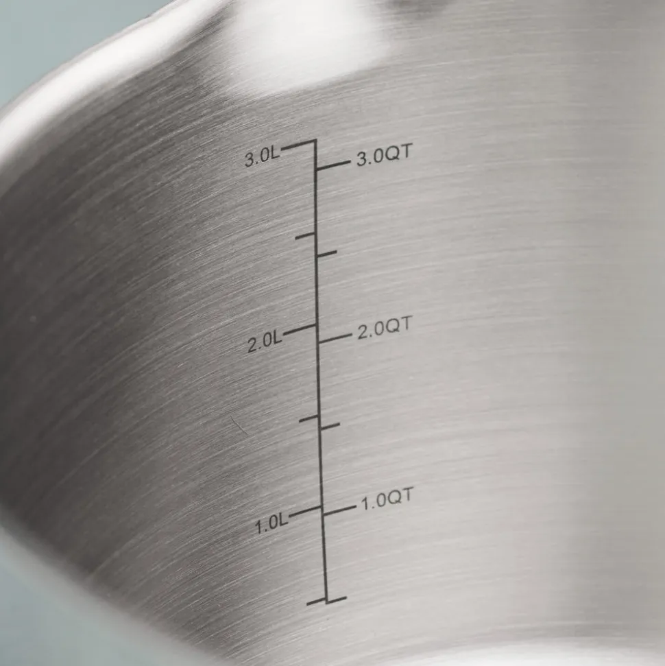 Tempo Tri-Ply Base Stainless Steel Covered Saucepan