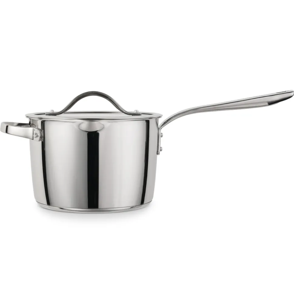 Tempo Tri-Ply Base Stainless Steel Covered Saucepan