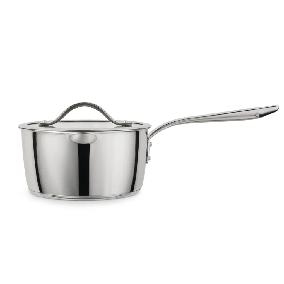 Tempo Tri-Ply Base Stainless Steel Covered Saucepan