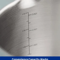 Tempo Tri-Ply Base Stainless Steel Covered Saucepan