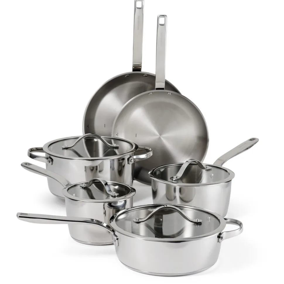 Tempo Tri-Ply Base Stainless Steel Cookware Set
