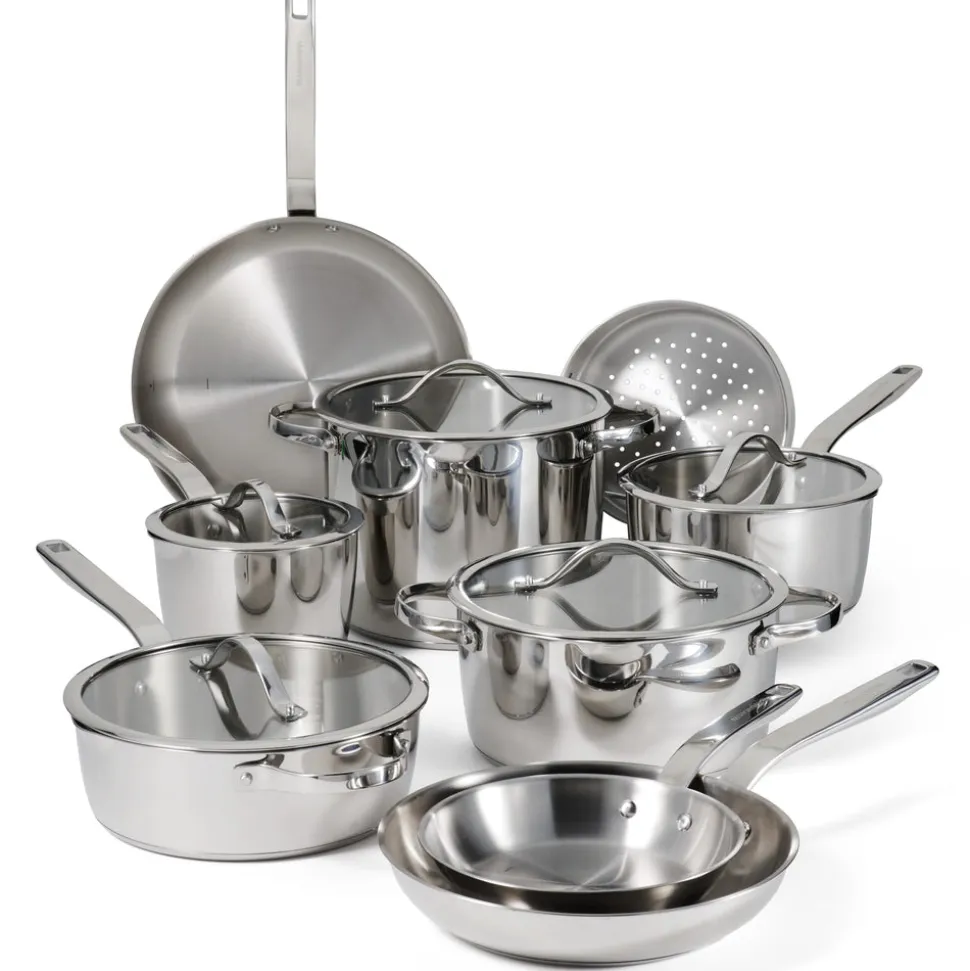 Tempo Tri-Ply Base Stainless Steel Cookware Set