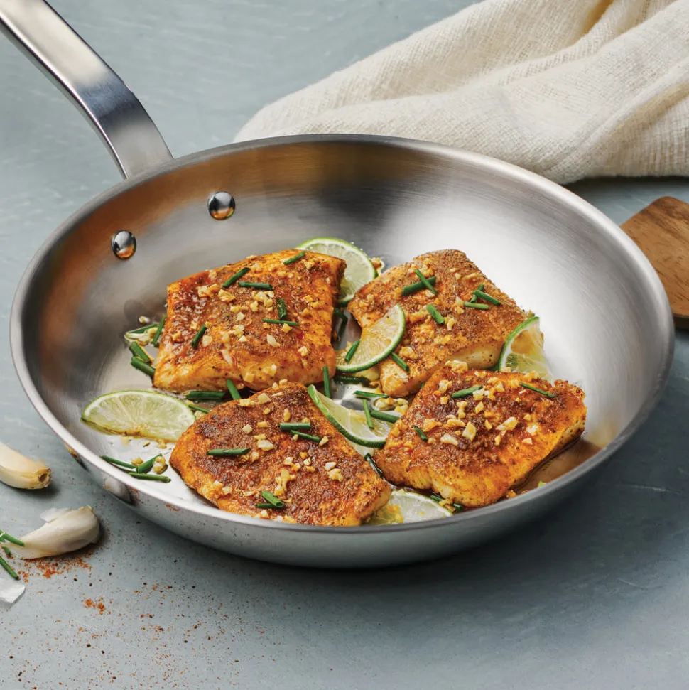 Tempo Tri-Ply Base Stainless Steel Fry Pan