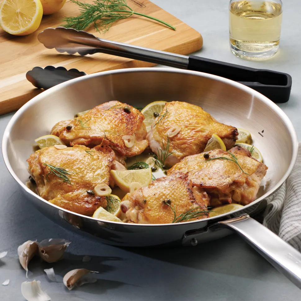 Tempo Tri-Ply Base Stainless Steel Fry Pan