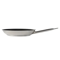 Tri-Ply Base Stainless Steel Fry Pan with Nonstick Interior