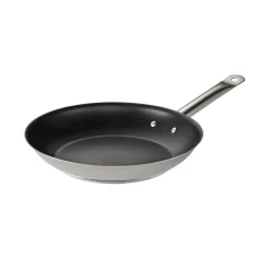 Tri-Ply Base Stainless Steel Fry Pan with Nonstick Interior