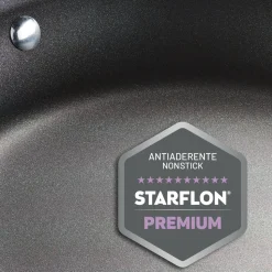Tri-Ply Base Stainless Steel Fry Pan with Nonstick Interior