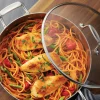 Tri-Ply Clad 6 Quart Stainless Steel Covered Braiser - Glass Lid