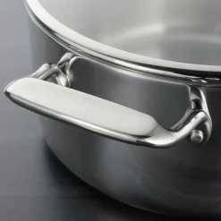 Tri-Ply Clad Stainless Steel Cookware Set with Glass Lids