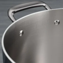 Tri-Ply Clad Stainless Steel Cookware Set with Glass Lids