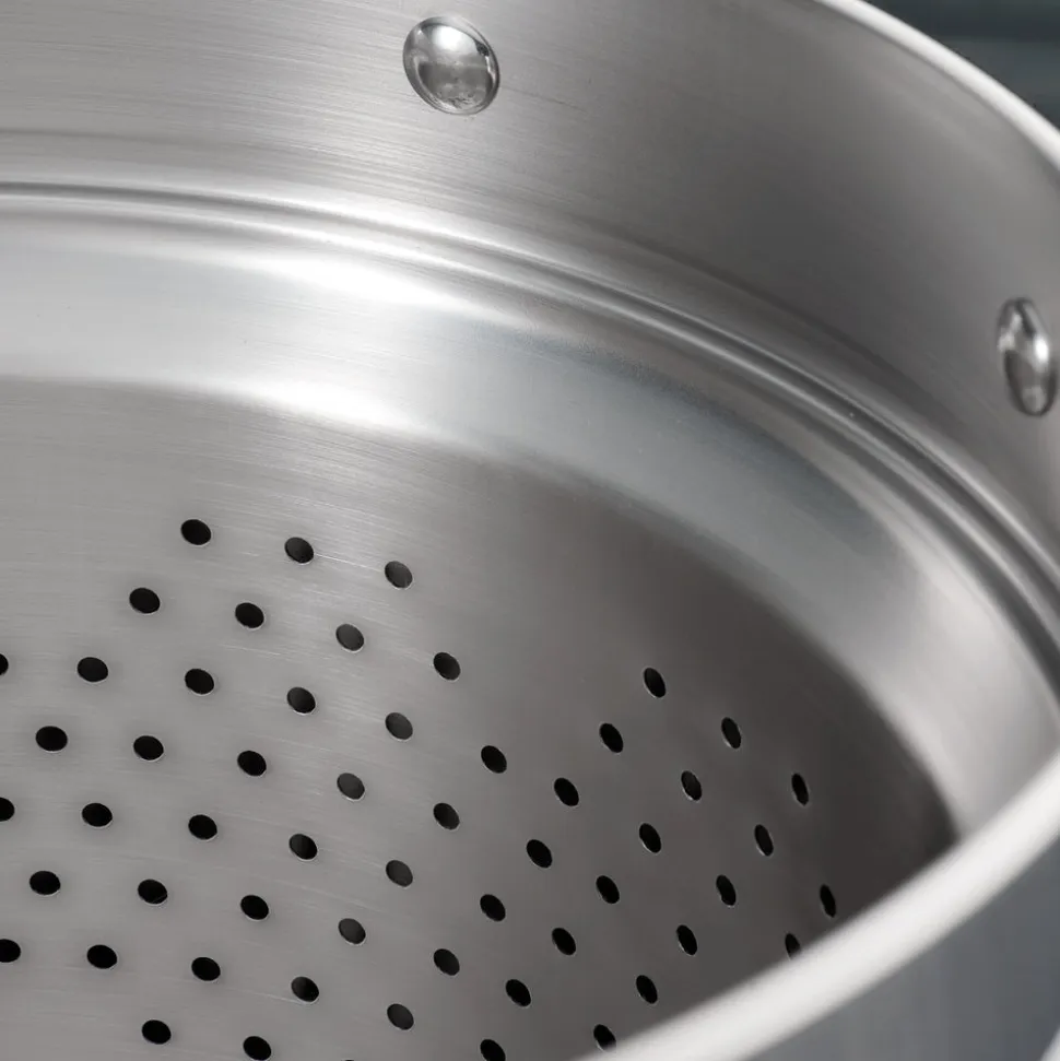 Tri-Ply Clad Stainless Steel Cookware Set with Glass Lids
