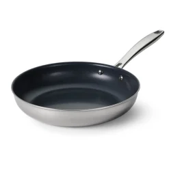 Tri-Ply Clad Stainless Steel Ceramic Nonstick Fry Pan