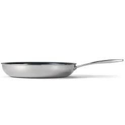 Tri-Ply Clad Stainless Steel Ceramic Nonstick Fry Pan