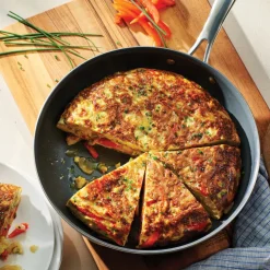 Tri-Ply Clad Stainless Steel Ceramic Nonstick Fry Pan