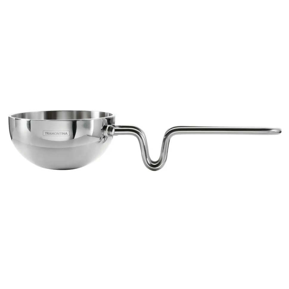 Utsava 9.35 Ounce Tri-Ply Clad Stainless Steel Tadka Pan