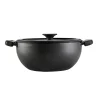Utsava Pre-Seasoned Cast Iron Kadai with Lid