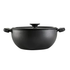 Utsava Pre-Seasoned Cast Iron Kadai with Lid
