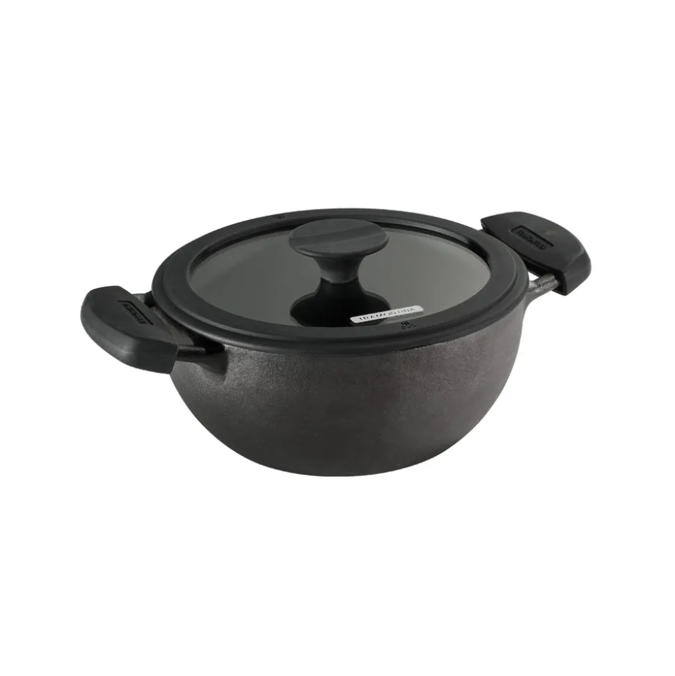 Utsava Pre-Seasoned Cast Iron Kadai with Lid