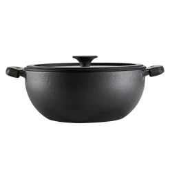 Utsava Pre-Seasoned Cast Iron Kadai with Lid