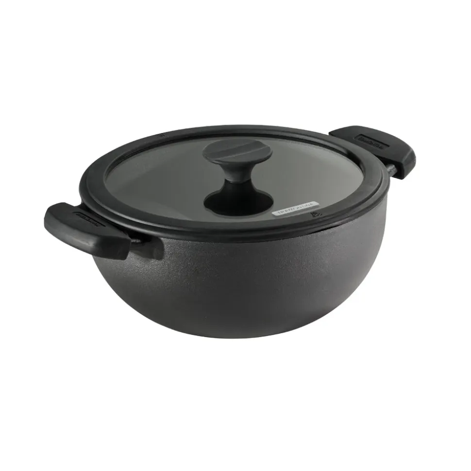 Utsava Pre-Seasoned Cast Iron Kadai with Lid