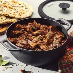 Utsava Pre-Seasoned Cast Iron Kadai with Lid