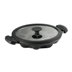 Utsava Pre-Seasoned Cast Iron Paniyarrakal with Lid