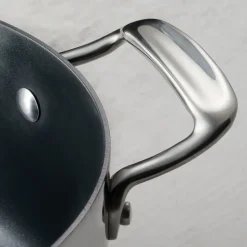 Utsava Tri-Ply Clad Covered Casserole with Ceramic Interior