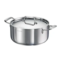 Utsava Tri-Ply Clad Covered Casserole with Ceramic Interior