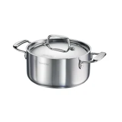 Utsava Tri-Ply Clad Covered Casserole with Ceramic Interior