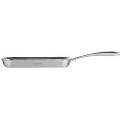 Utsava Tri-Ply Clad 10-Inch Grill Pan with Ceramic Interior