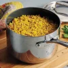 Utsava Tri-Ply Clad 2.2 Qt Covered Saucepan with Ceramic Interior