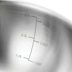 Utsava Tri-Ply Clad Stainless Steel Covered Kadai