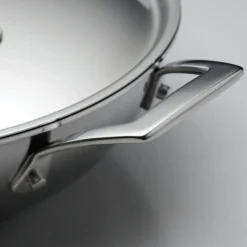 Utsava Tri-Ply Clad Stainless Steel Covered Kadai