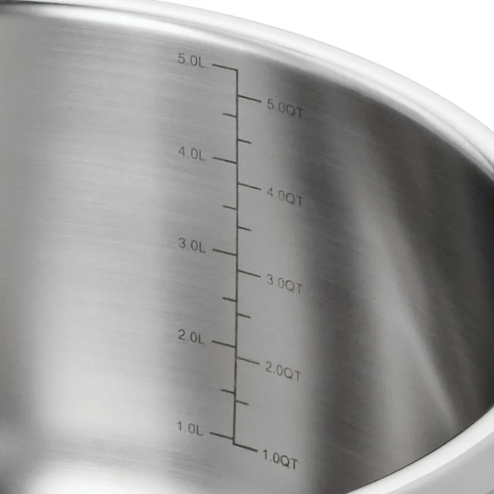Utsava Tri-Ply Clad Stainless Steel Covered Tope Patila