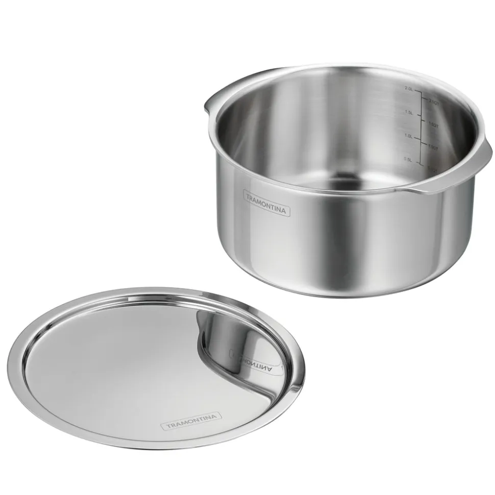 Utsava Tri-Ply Clad Stainless Steel Covered Tope Patila
