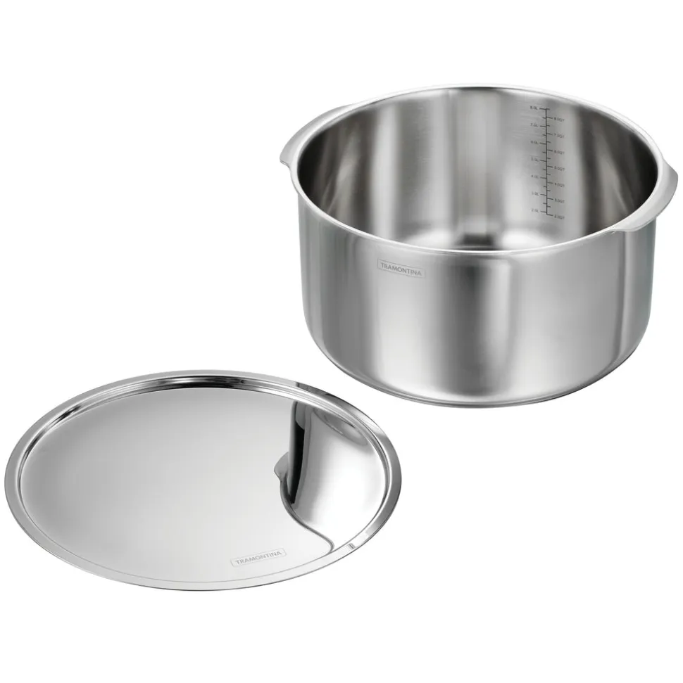 Utsava Tri-Ply Clad Stainless Steel Covered Tope Patila