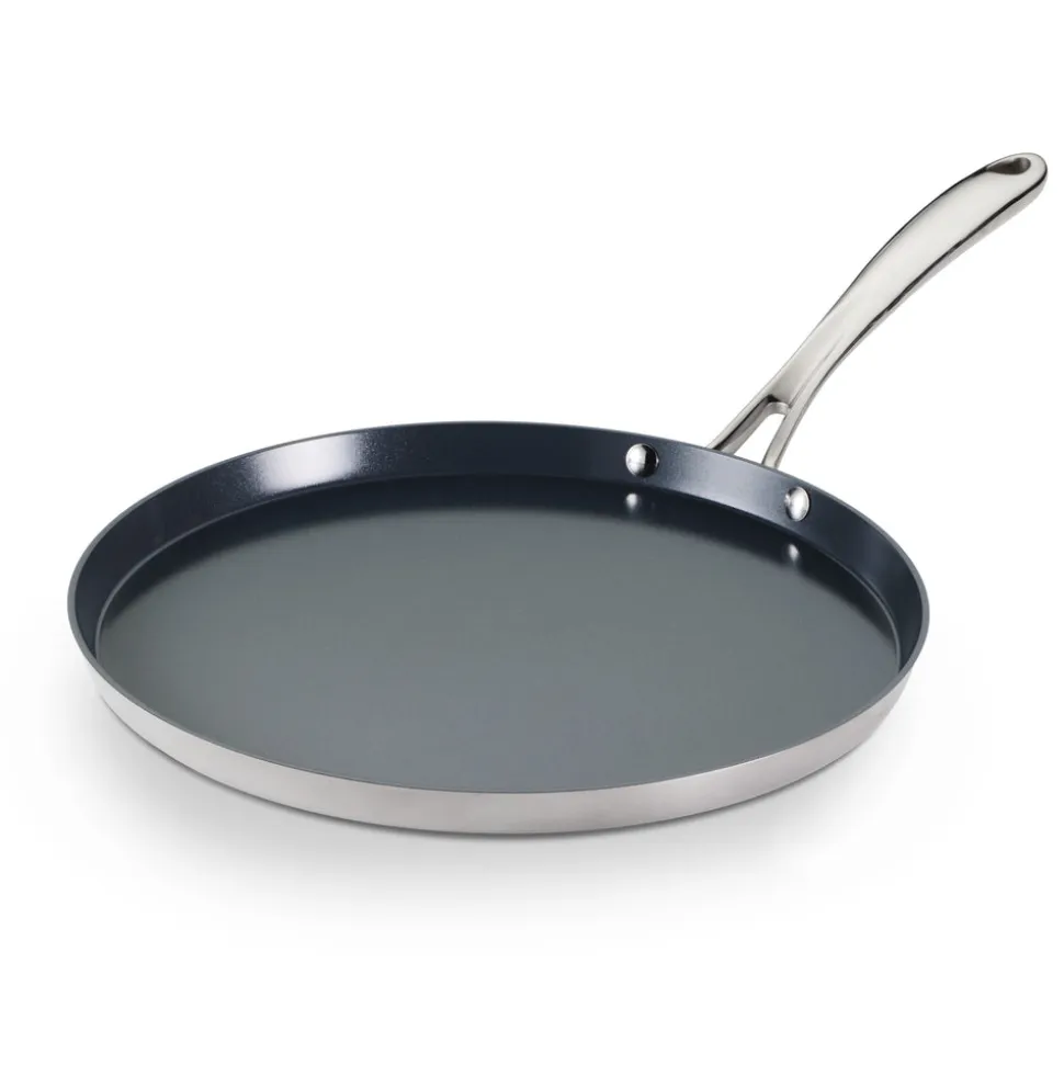 Utsava Tri-Ply Clad Stainless Steel Ceramic Nonstick Dosa Tawa