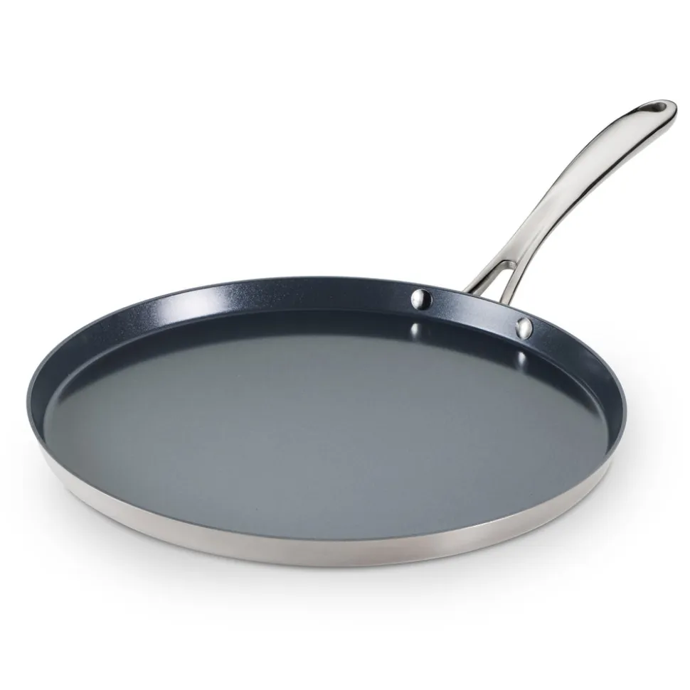 Utsava Tri-Ply Clad Stainless Steel Ceramic Nonstick Dosa Tawa