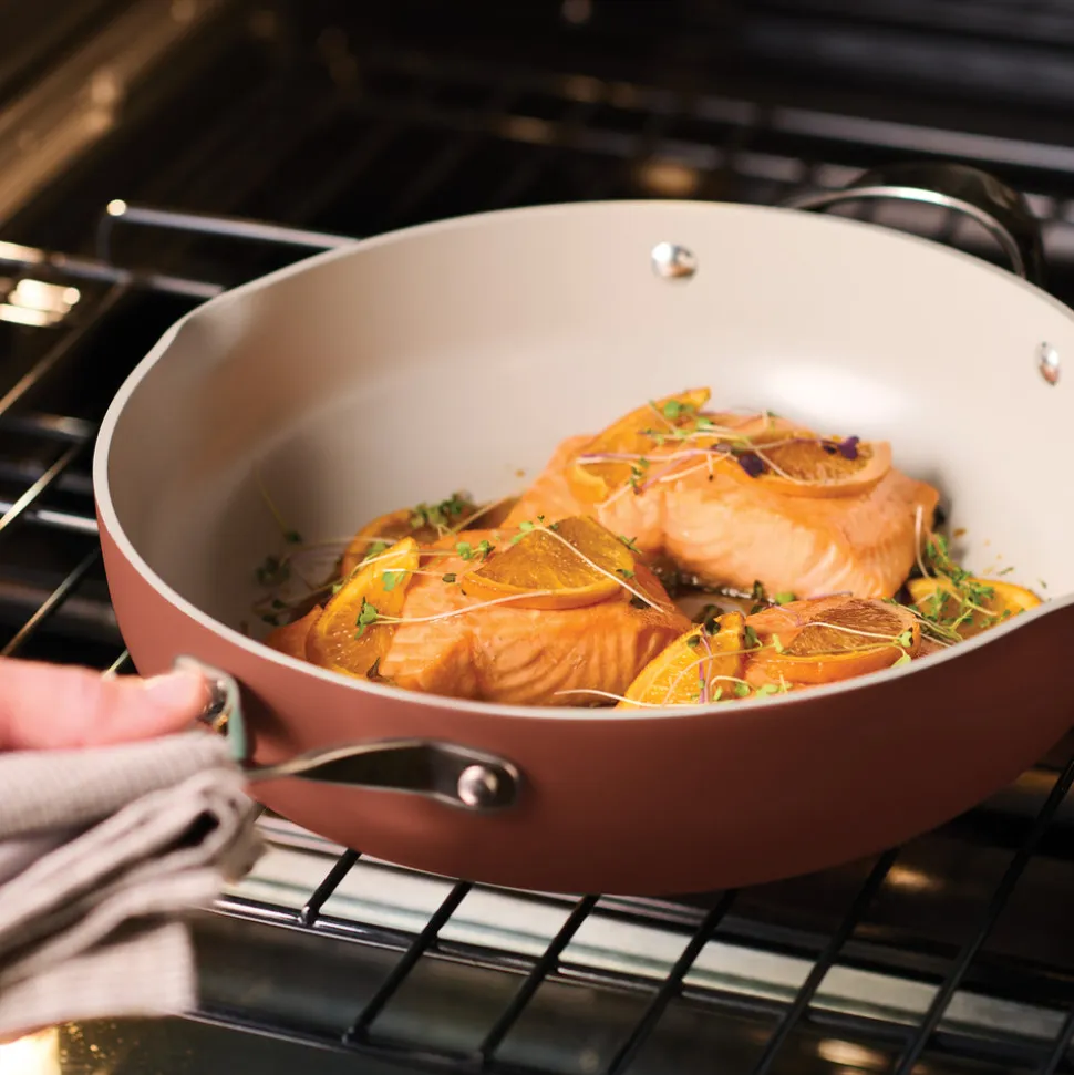 Vue All-in-One Plus Pan, Ceramic Nonstick, 7-Piece Set