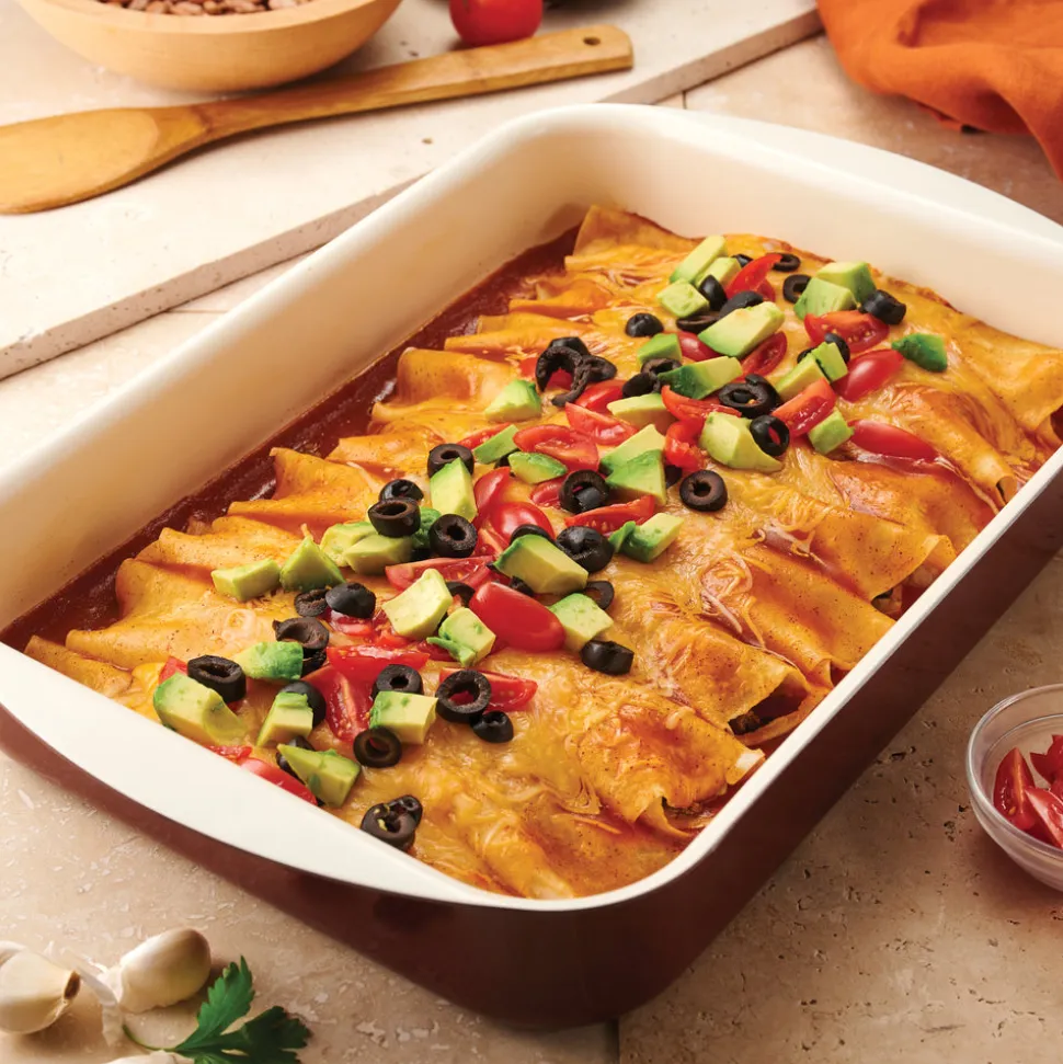 14 x 10 Inch Ceramic Roasting Pan - Metallic Copper