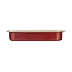 14 x 10 Inch Ceramic Roasting Pan - Metallic Copper